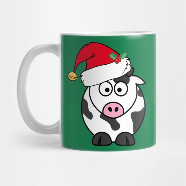 Cute Christmas Cow by epiclovedesigns